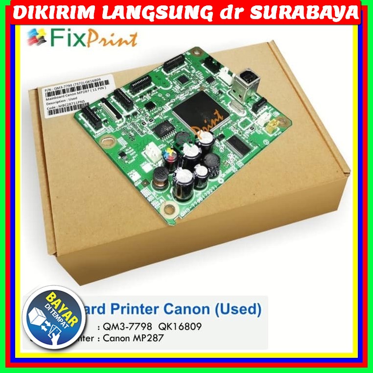 mainboard printer canon mp287