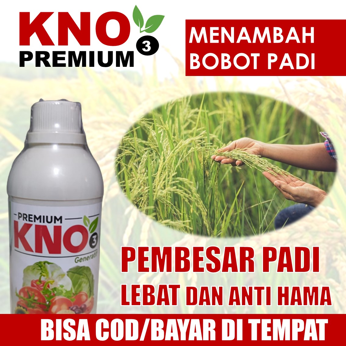 KNO3 Premium 500ml Pupuk NPK Cair Obat Penyemprotan Tanaman Padi