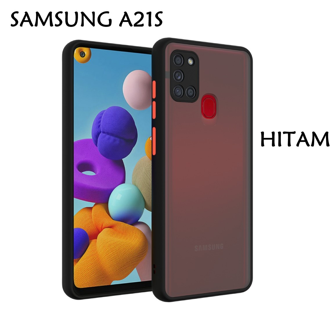 CASING HP SAMSUNG A21S CASE DOVE AERO MATTE TRANSPARAN SOFTCASE MY