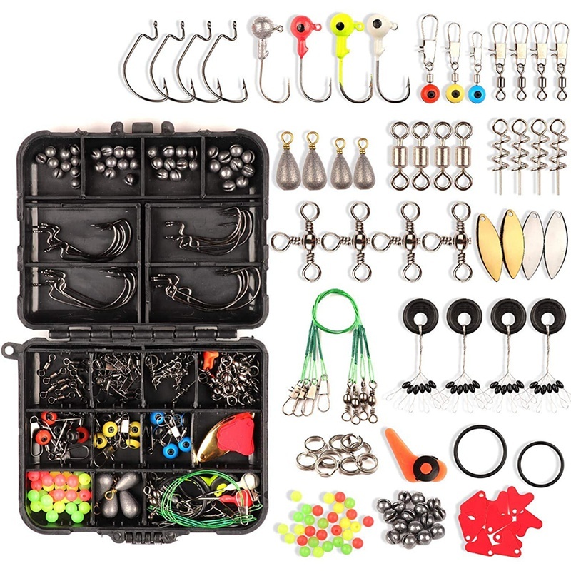 Mua Fishing Accessories Kit - 188 Pcs Fishing Tackle Kit Box Set for Mens Fishing Equipment and Supplies-Includes Hook, Etc