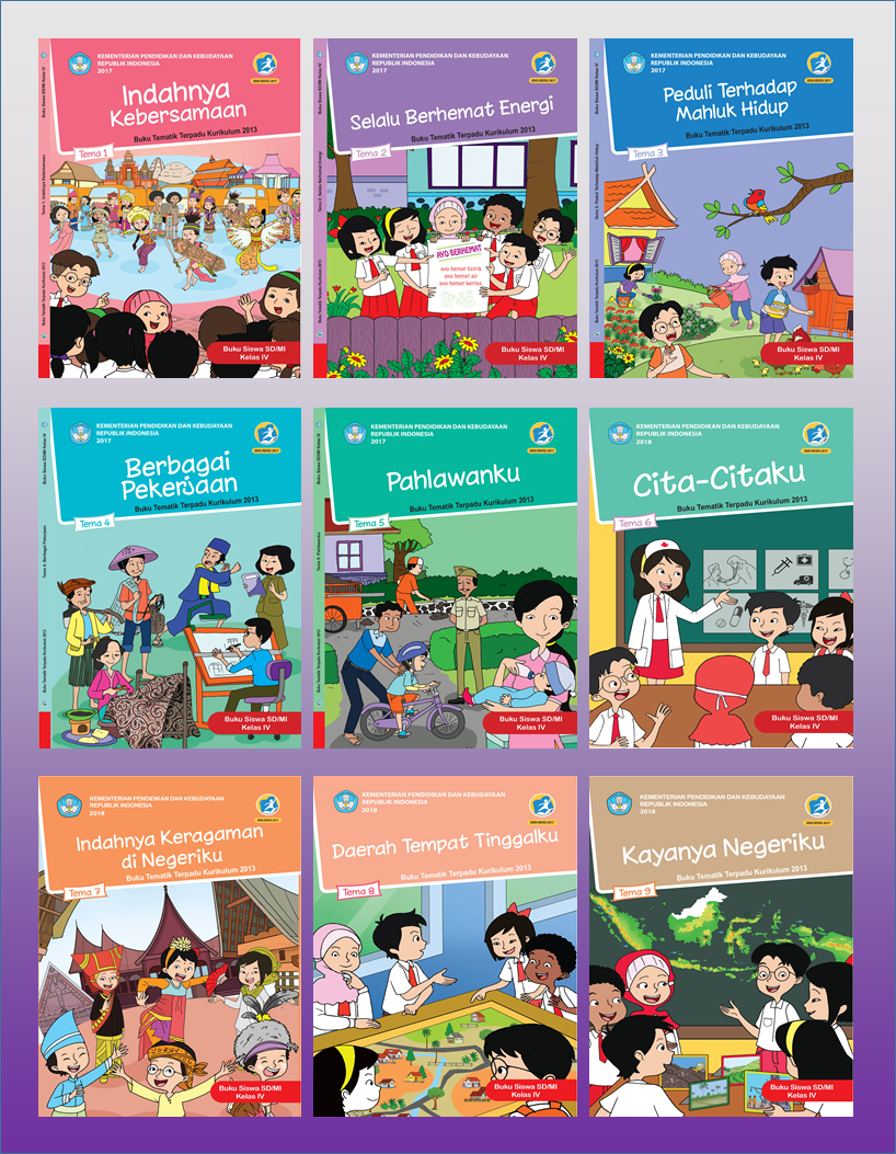 Buku paket tema 1 tahun kelas 4 sd/mi tema 1 2 3 4 5 6 7 8 9 ( dapat 9 ...