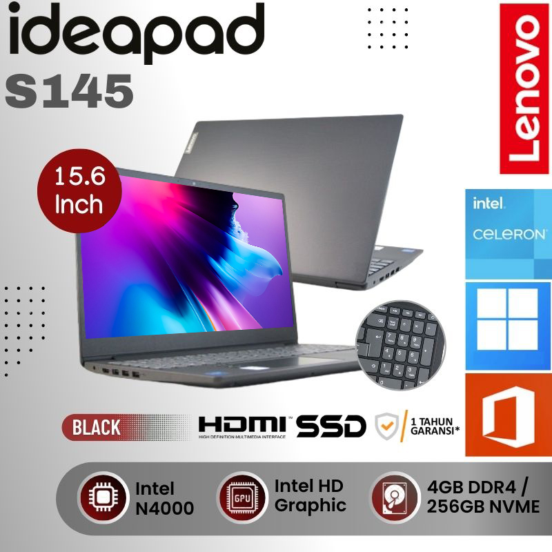 Spesifikasi Lenovo Lenovo Ideapad S145 Ssd Ryzen Laptop Lenovo
