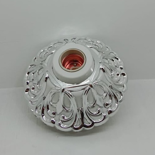 Fitting Lampu Hias Model BUNGA EMAS / Fiting Lampu Plafon / Fitting