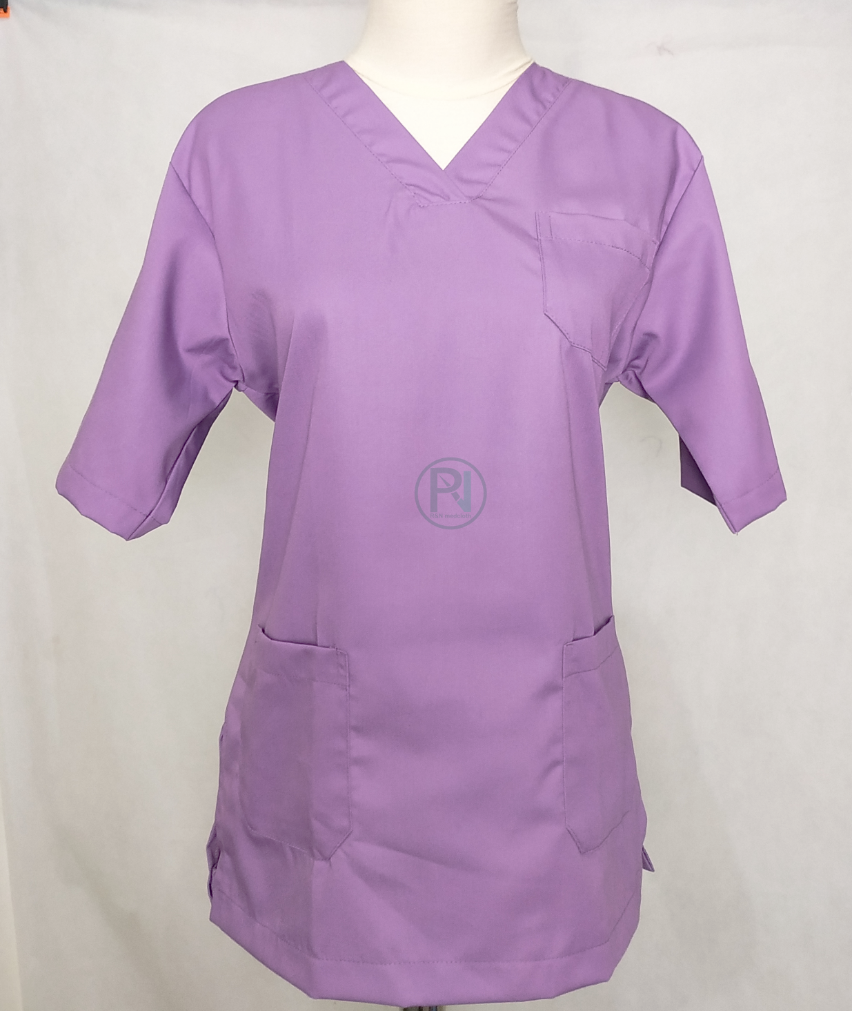 Baju Jaga Saku Cargo FREE BORDIR/Baju Tindakan/Baju OK/Scrub ...
