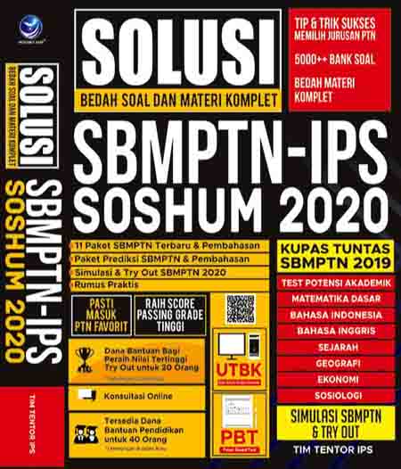 Buku Solusi Bedah Soal Dan Materi Komplet Sbmptn Ips Soshum 2020 Lazada Indonesia