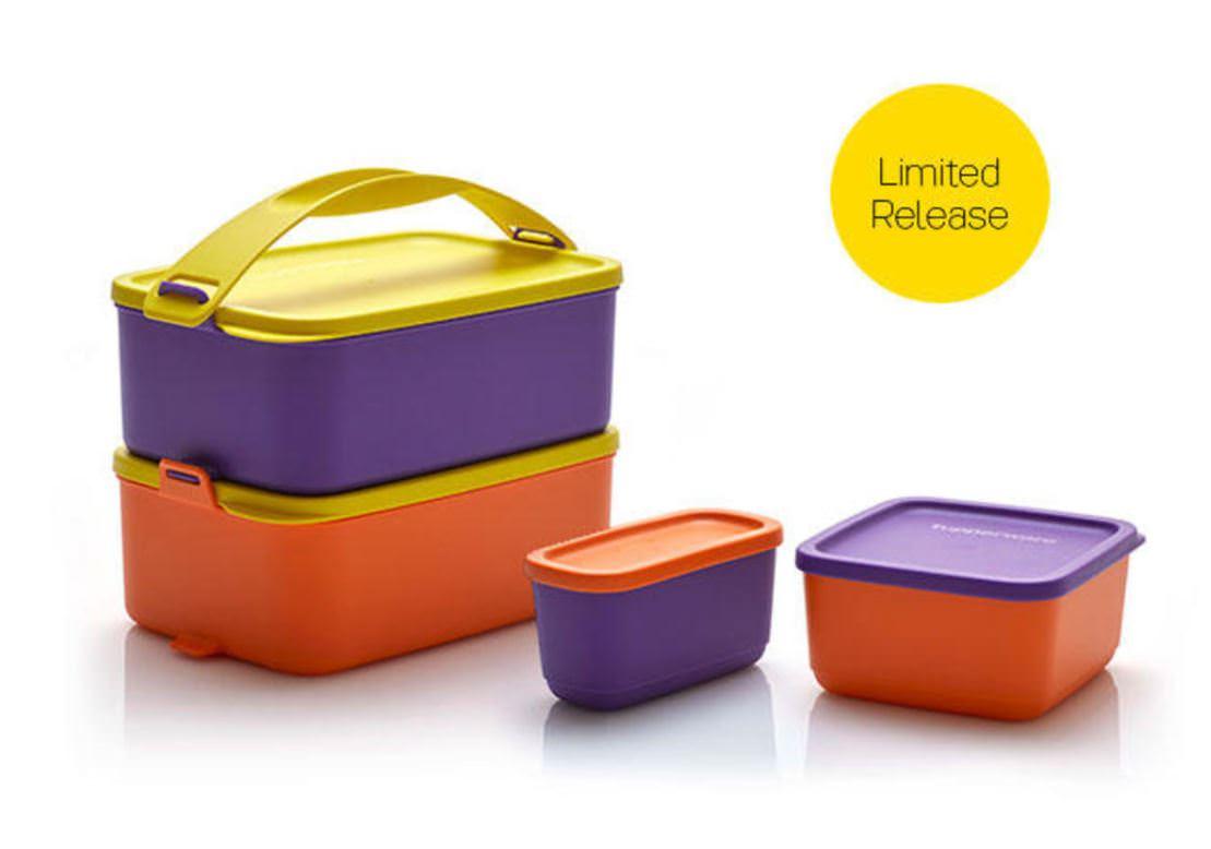 Click To Go Deep Set Rantang Susun Tupperware