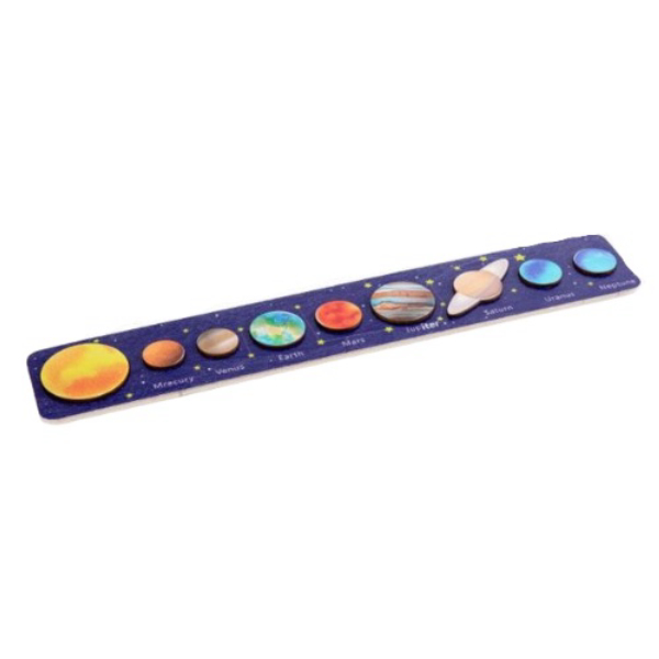 MALOTOYS - Wooden Puzzle Solar System Planets Planet Puzzle Tata Surya ...