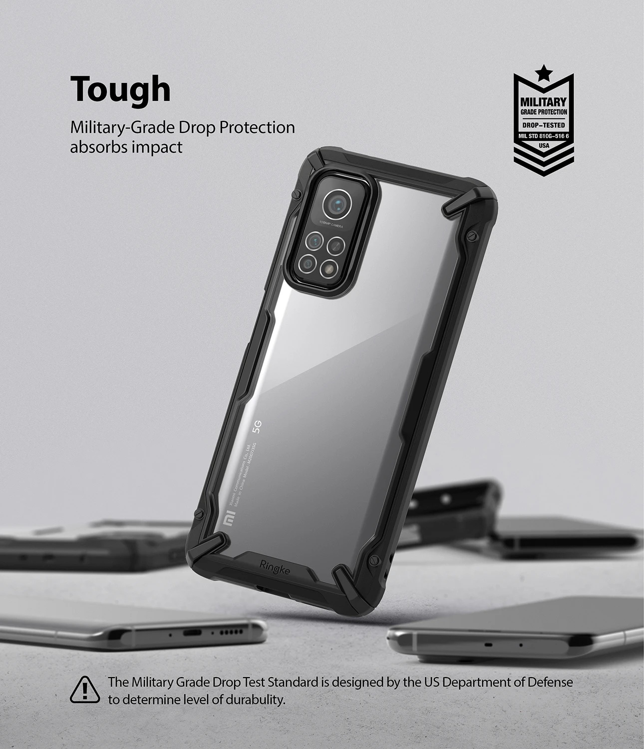 Ringke Mi 10t Mi 10T Lite 5G 10i 5G Case Fusion-X BLACK