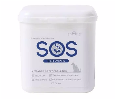 Pet Ear Wipes Tisu Basah Pembersih Telinga Anjing Kucing Hewan
