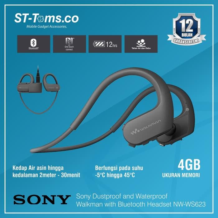 Bluetooth Headset NW-WS623 Diskon 