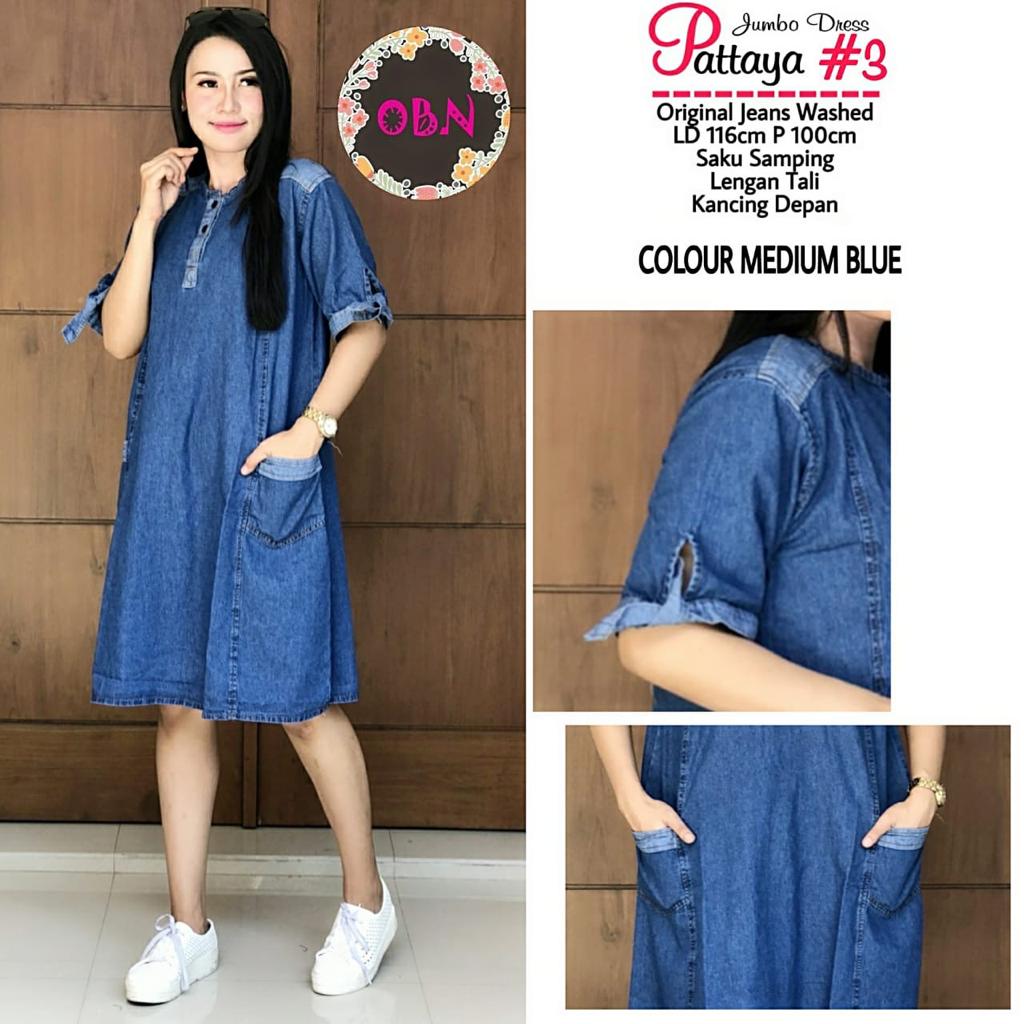 Dress Jeans model kasual - Baju jeans 