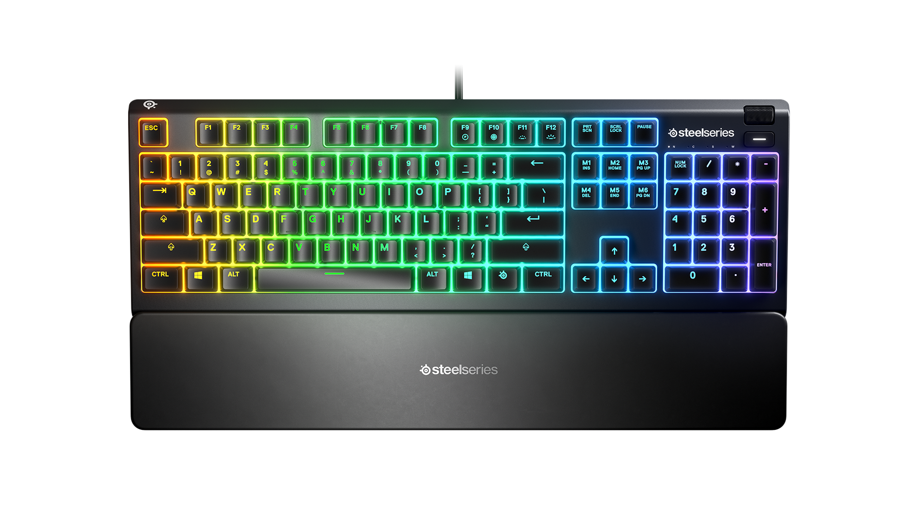 rainbow keyboard with mouse