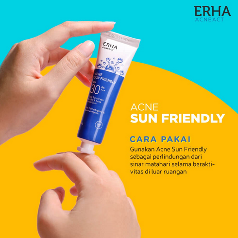 erha acneact acne sun friendly ingredients