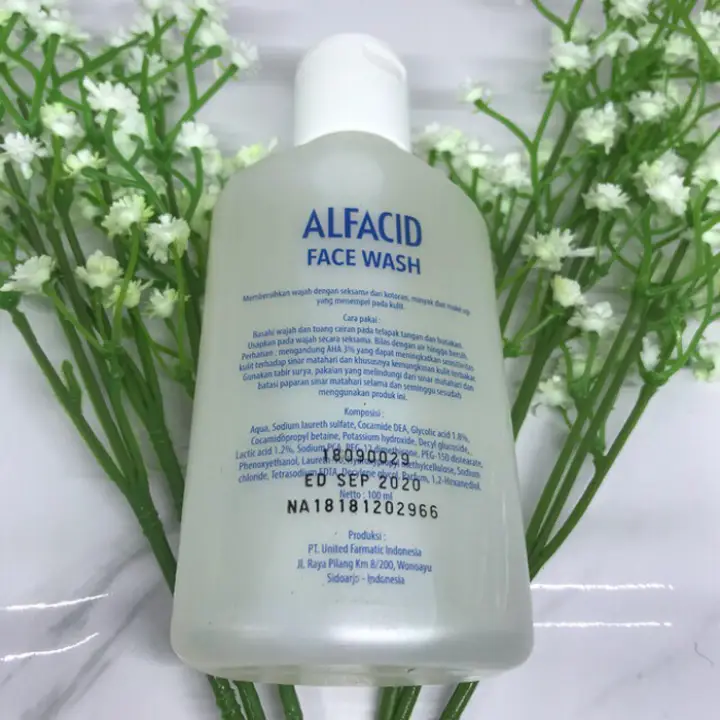 alfacid face wash