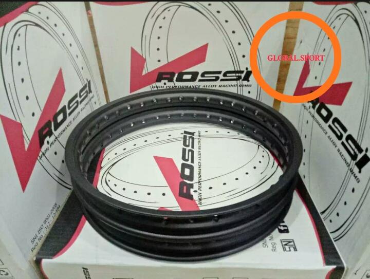 Velg Jari Jari V - Rossi Ukuran 140 x 17 - Hitam 1 Pasang