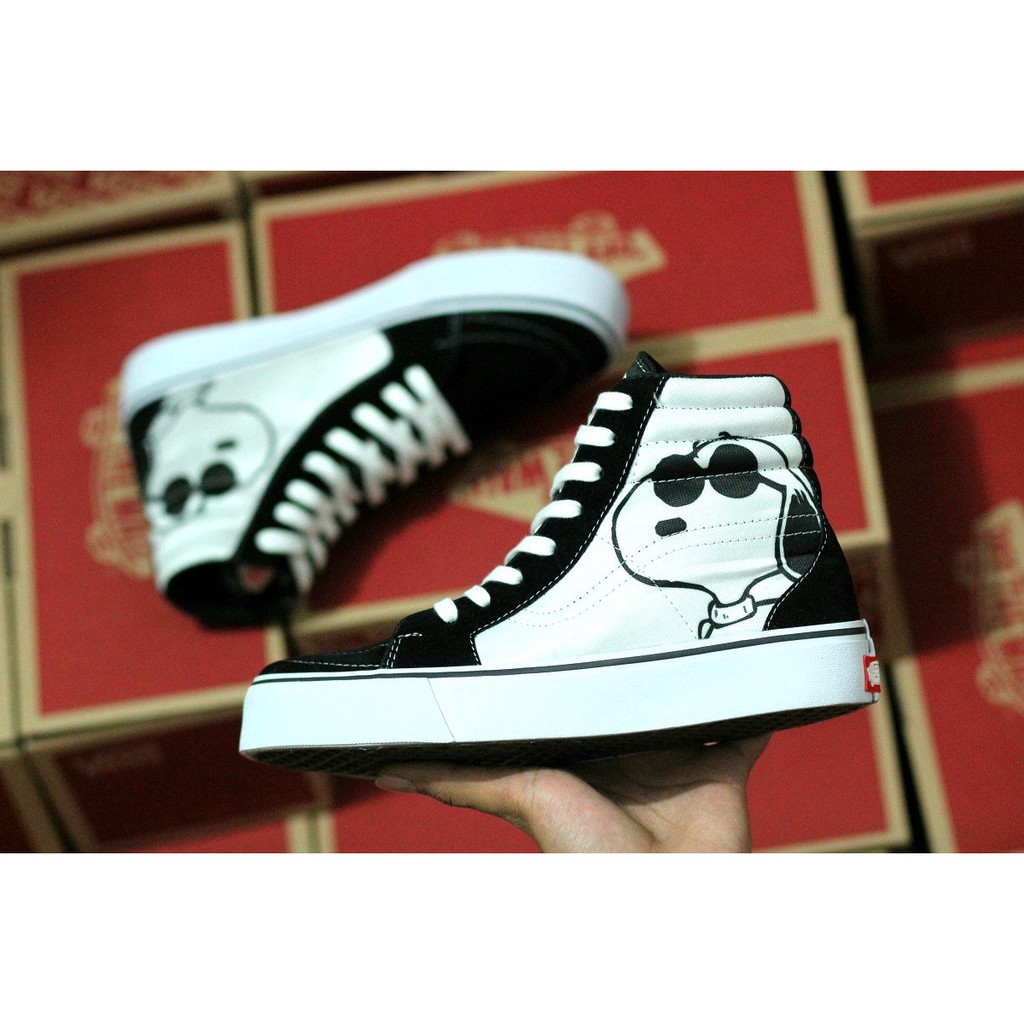 high top snoopy vans