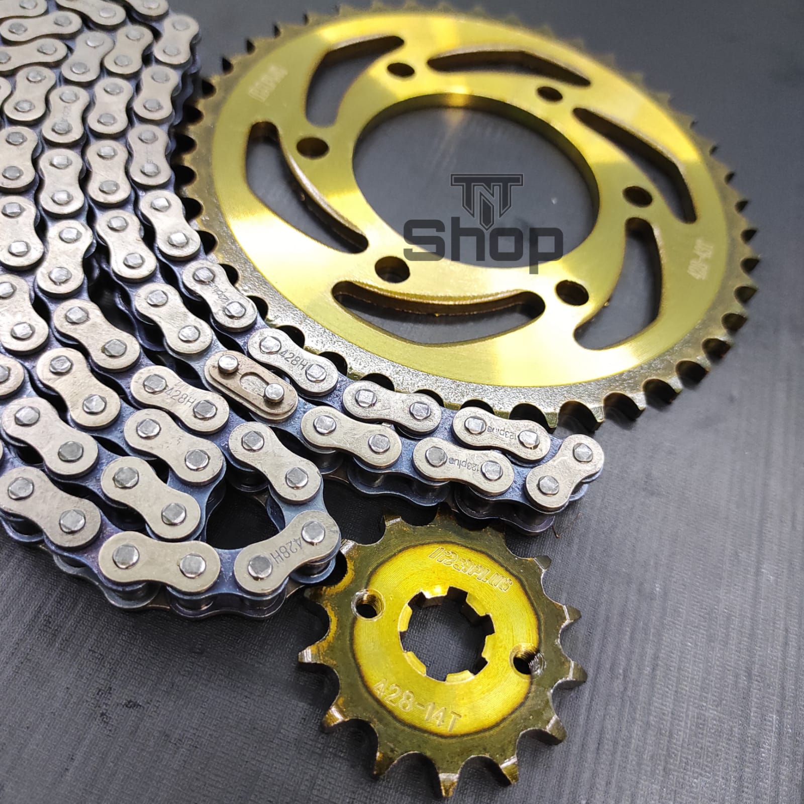 Gear Gir satu peket Jupiter MX King Jupiter MX 150 Baja bakar sepuh