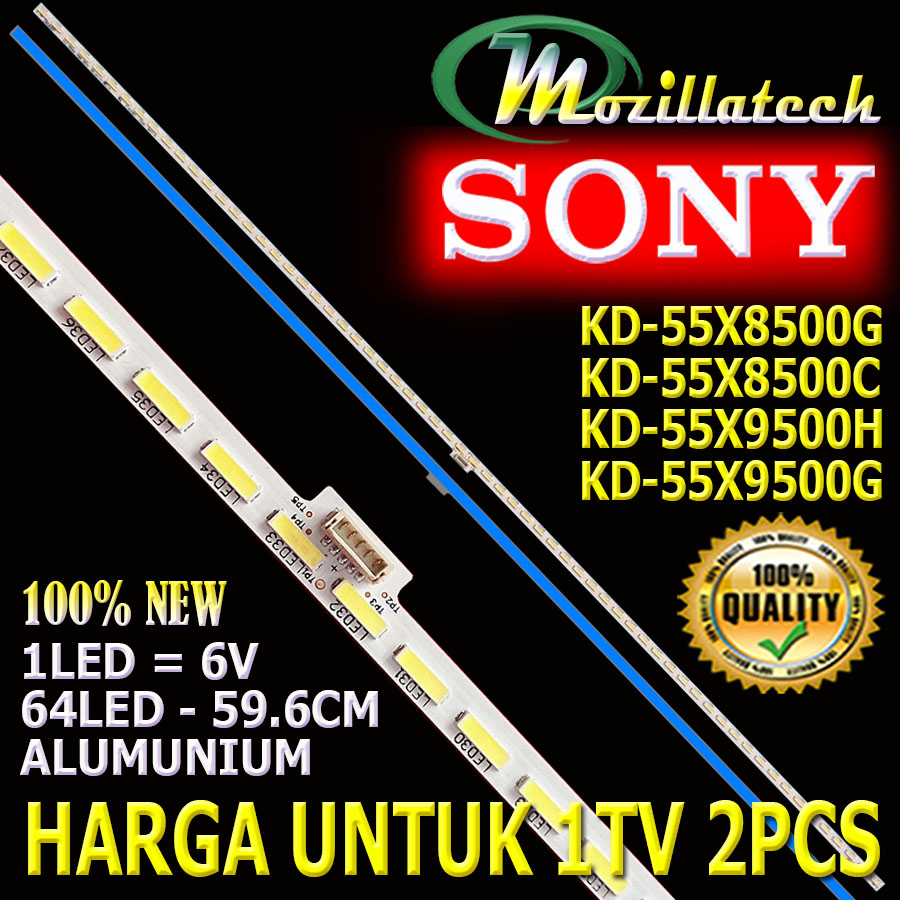 Kit De Bandes LED De Remplacement Pour Téléviseurs Sony - Modèles KD-55XG8796, XBR-55X850G, Etc. - 2 Pièces