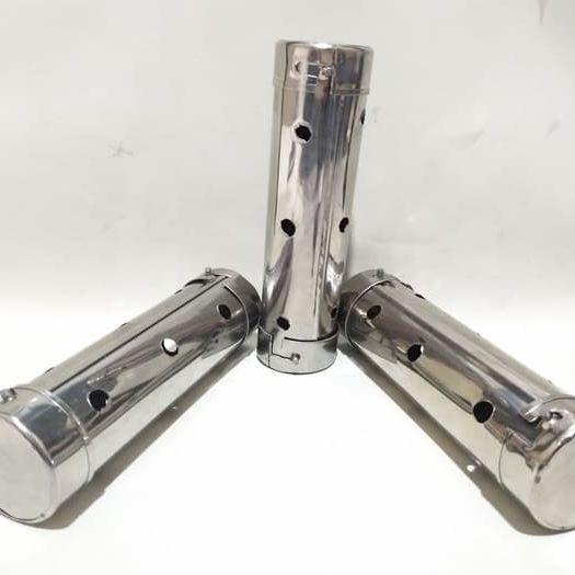 Nac store - Cetakan Lontong Stainless 1 Lusin Panjang 15cm x 4cm