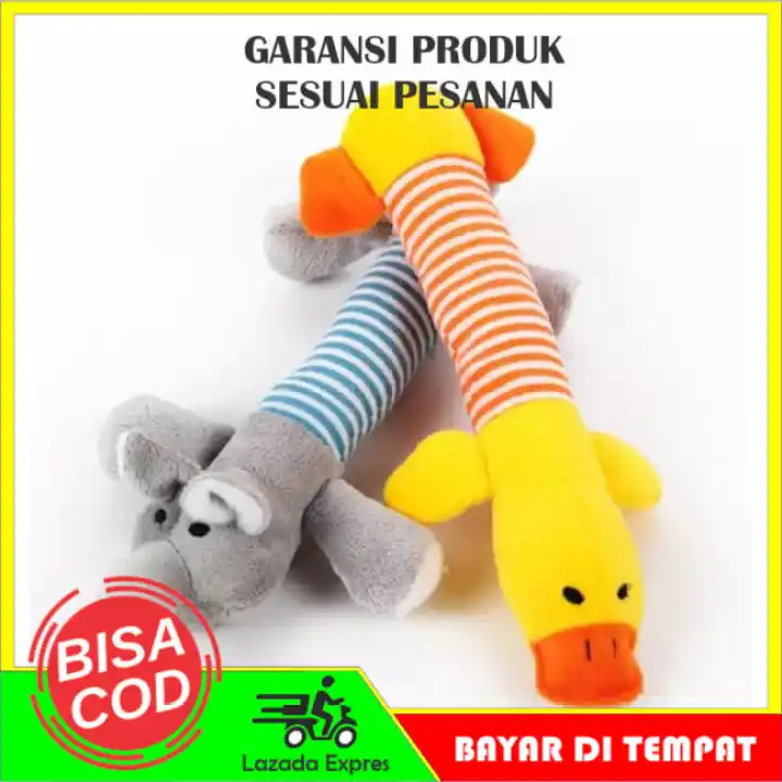 BISA COD!!!Gigitan Anjing Boneka - Squeky Dog Mainan Anjing Hewan 