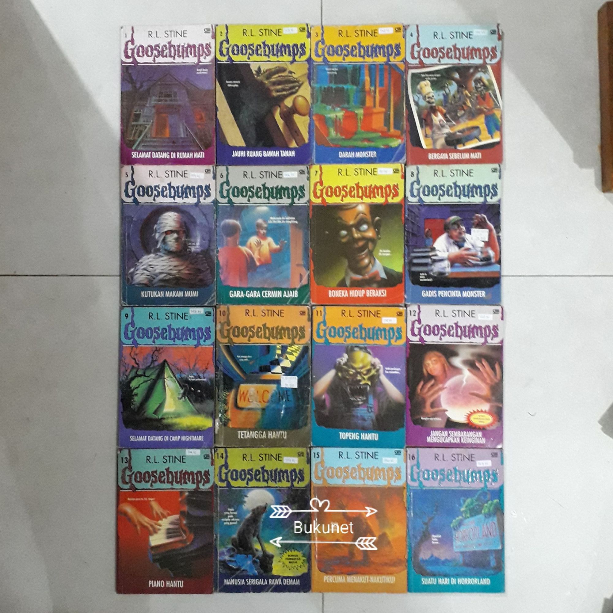 Serial Goosebumps RL Stine Lazada Indonesia