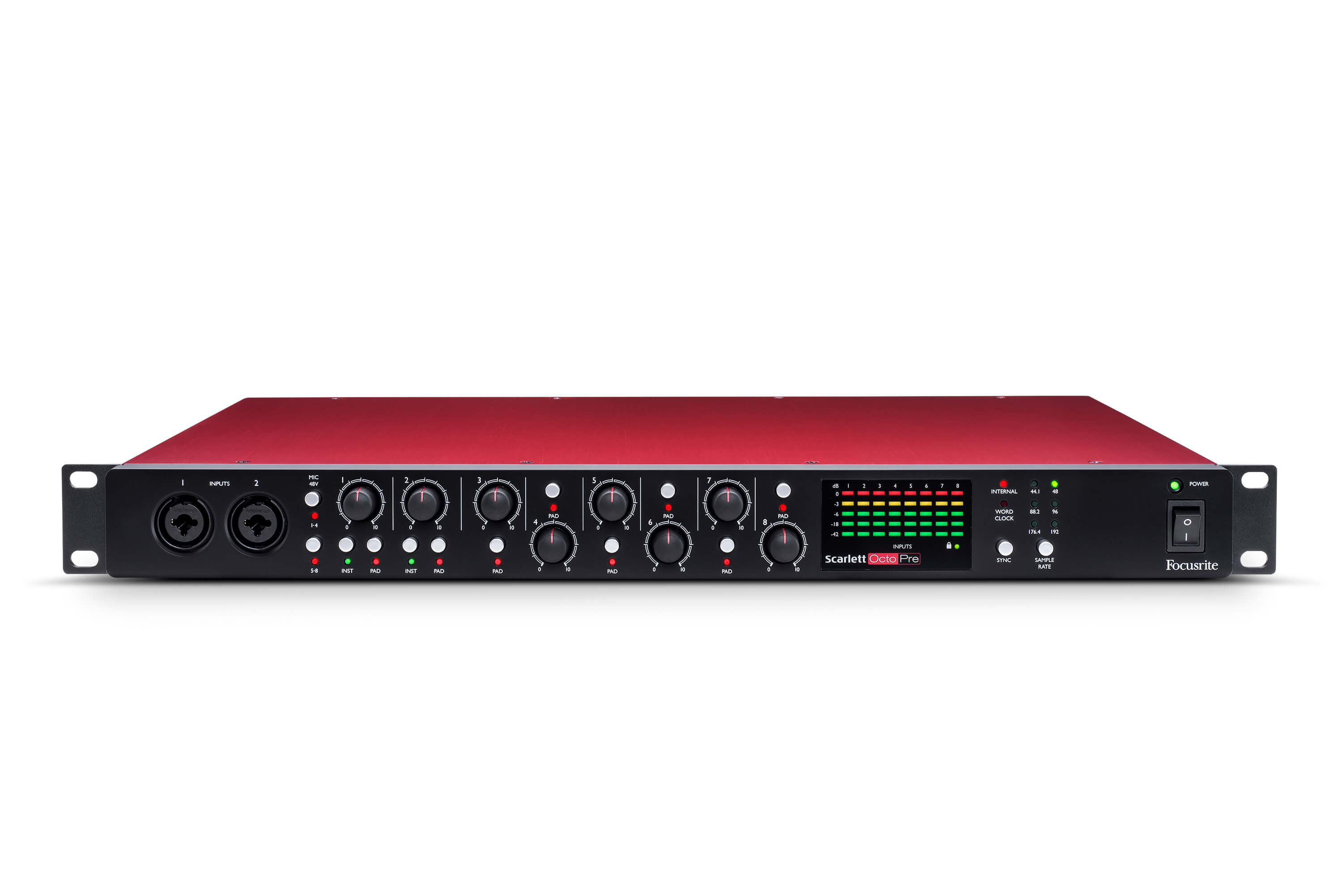 Focusrite Scarlett OctoPre 8channel Microphone Preamp Lazada Indonesia