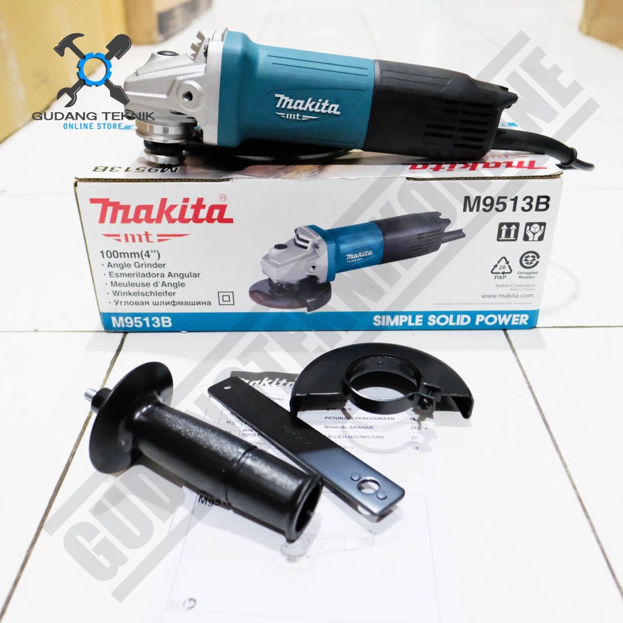 Mesin Gerinda Tangan MAKITA M9513B / Angle Grinder MAKITA M9513B Grinda ...