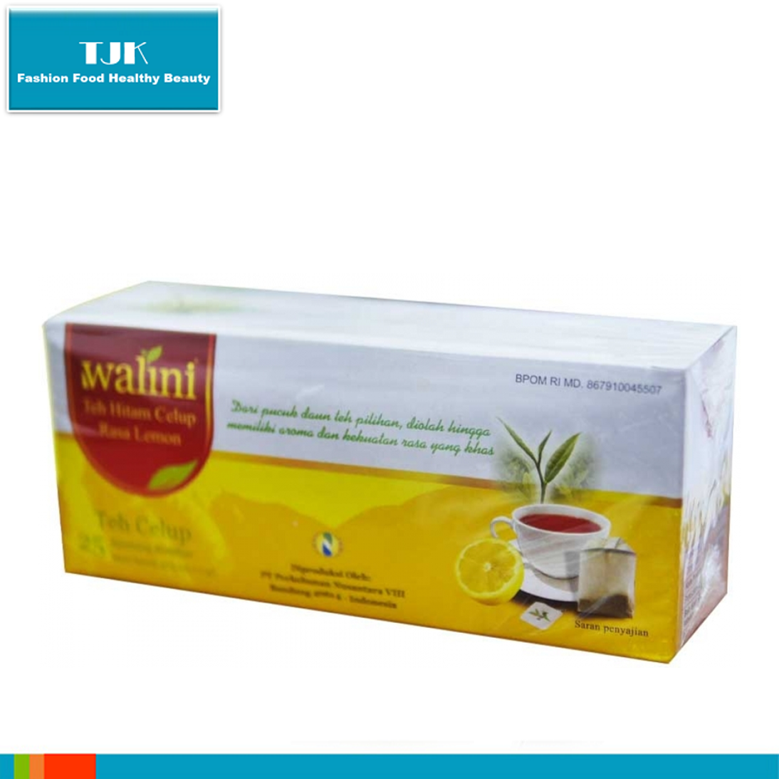 Teh Walini Hitam Klasik Premium Teh Celup Hitam isi 25 Black Tea Teh ...