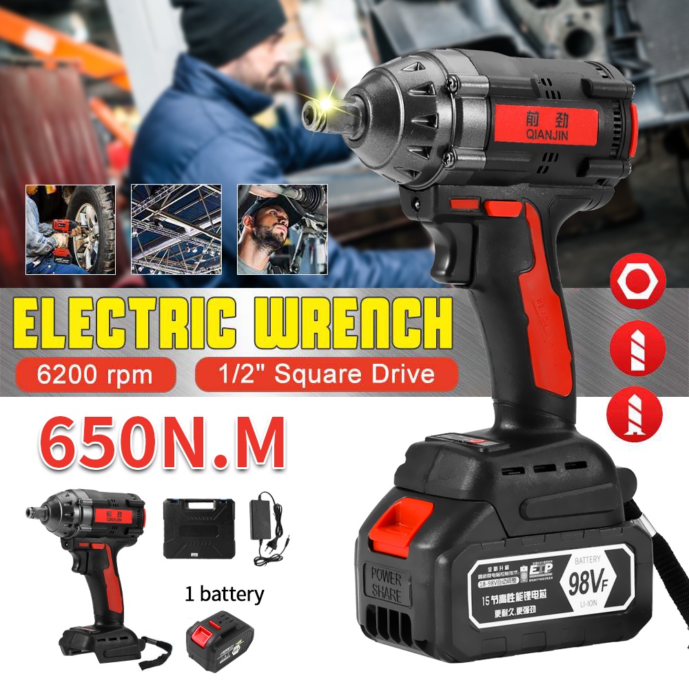 Mesin Bor Cordless Impact Wrench Brushless Cordless Impact Wrench / Bor ...