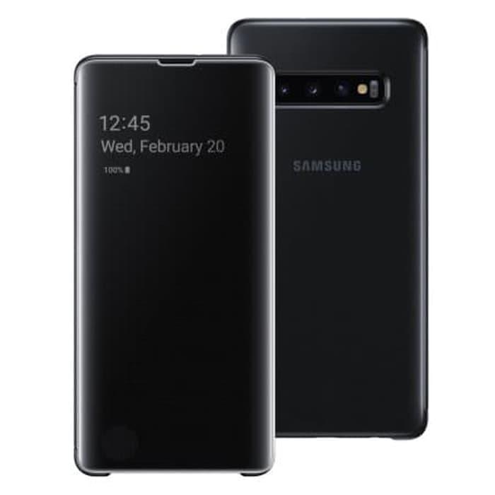 Harga Samsung Galaxy S10 Plus Termurah Juli 2019 13 Samsung Galaxy S10 S10 Plus Clear View Cover Case Hitam