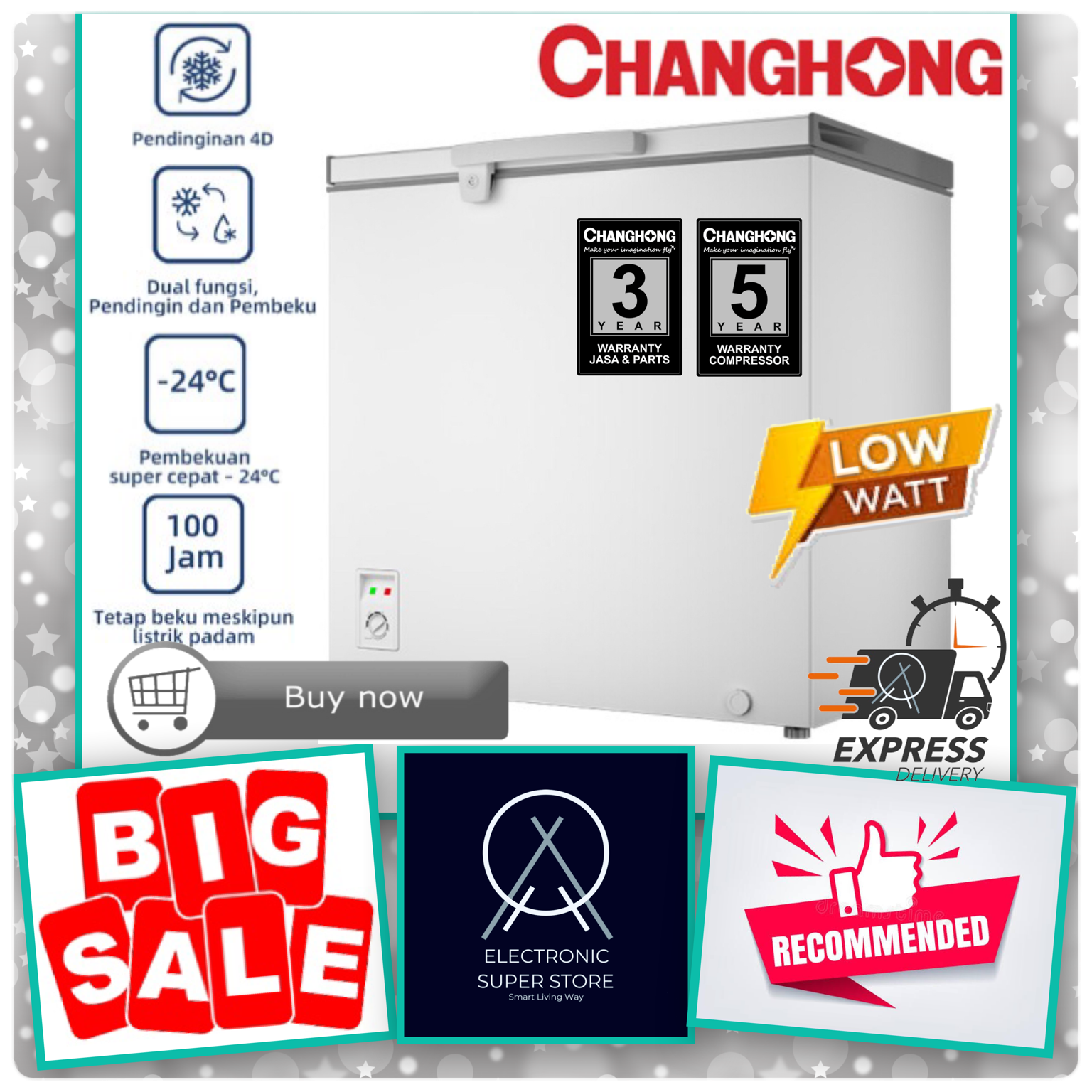 chest-freezer-210l-changhong-fc266dw-fcf-266dw-multi-2in1-freezer