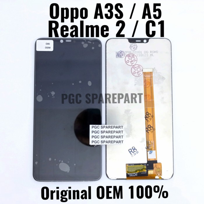 ganti lcd hp oppo a3s