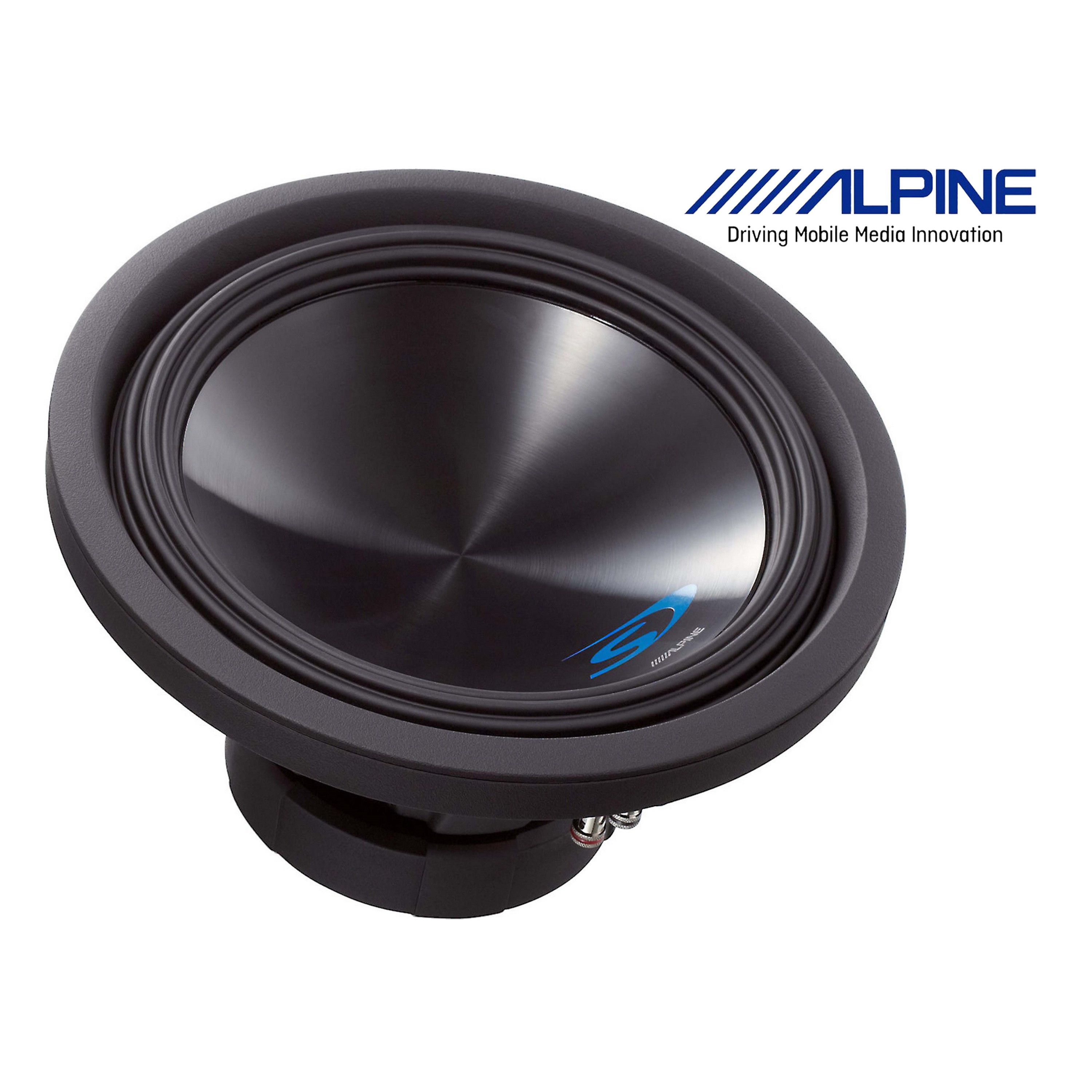 Car Audio Alpine Bassline 12 Inch Subwoofer Alpine W12S4 BassLine