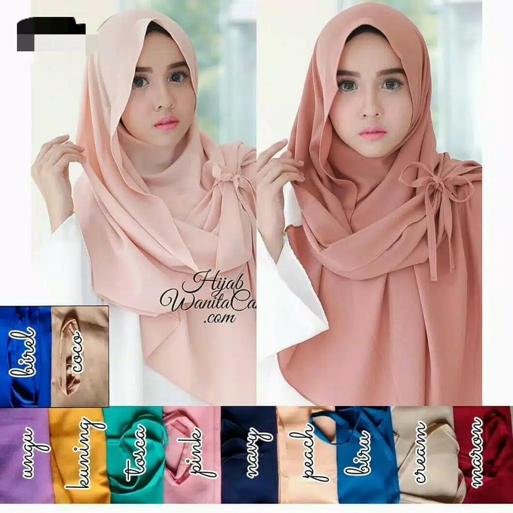 hijab wanita / hijab instan / fashion muslim terbaru / instan pastan tali / jilbab terbaru / kerudung terbaru / anting wanita / atasan muslimah
