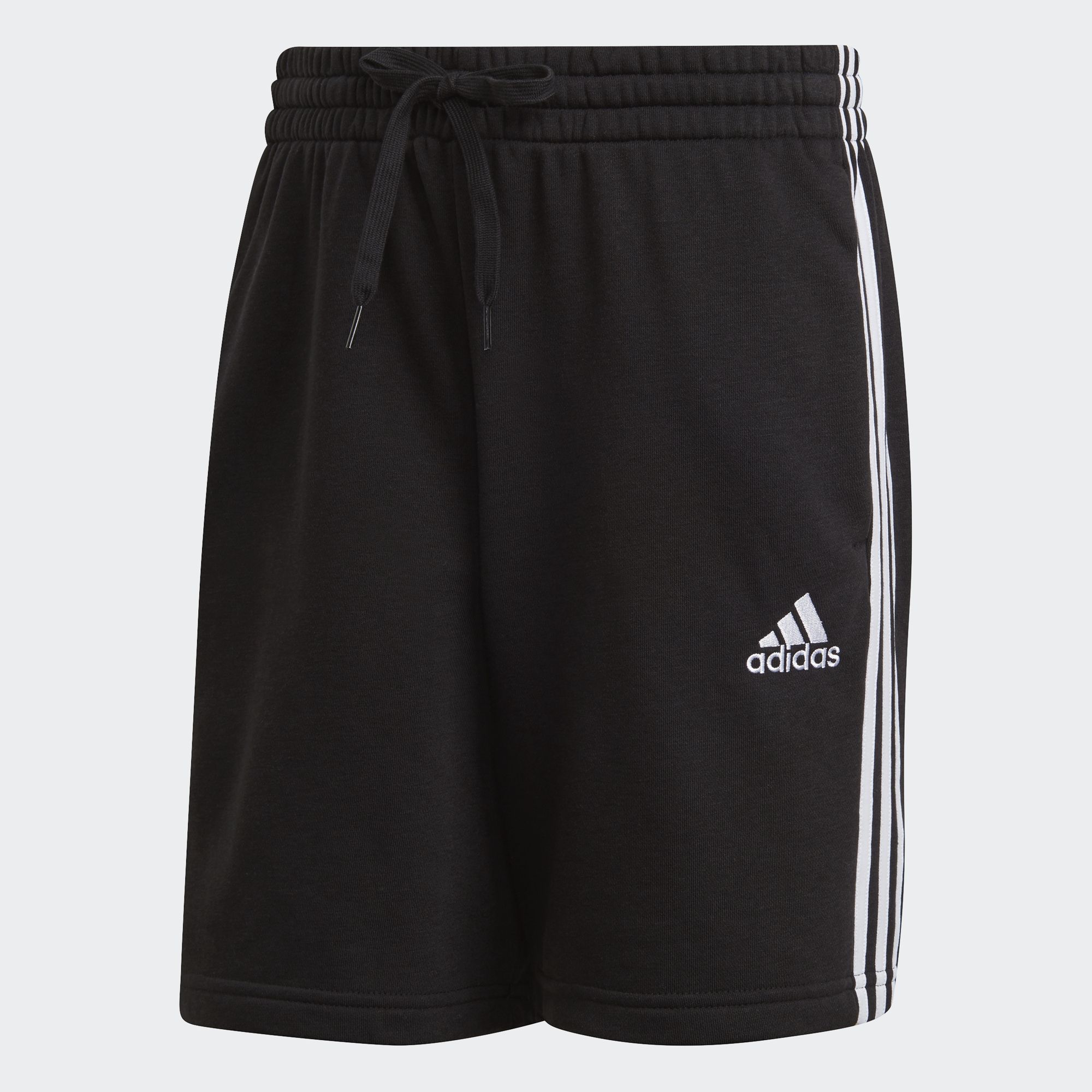 adidas NOT SPORTS SPECIFIC Essentials French Terry 3-Stripes Shorts ผู้ชาย สีดำ GK9597
