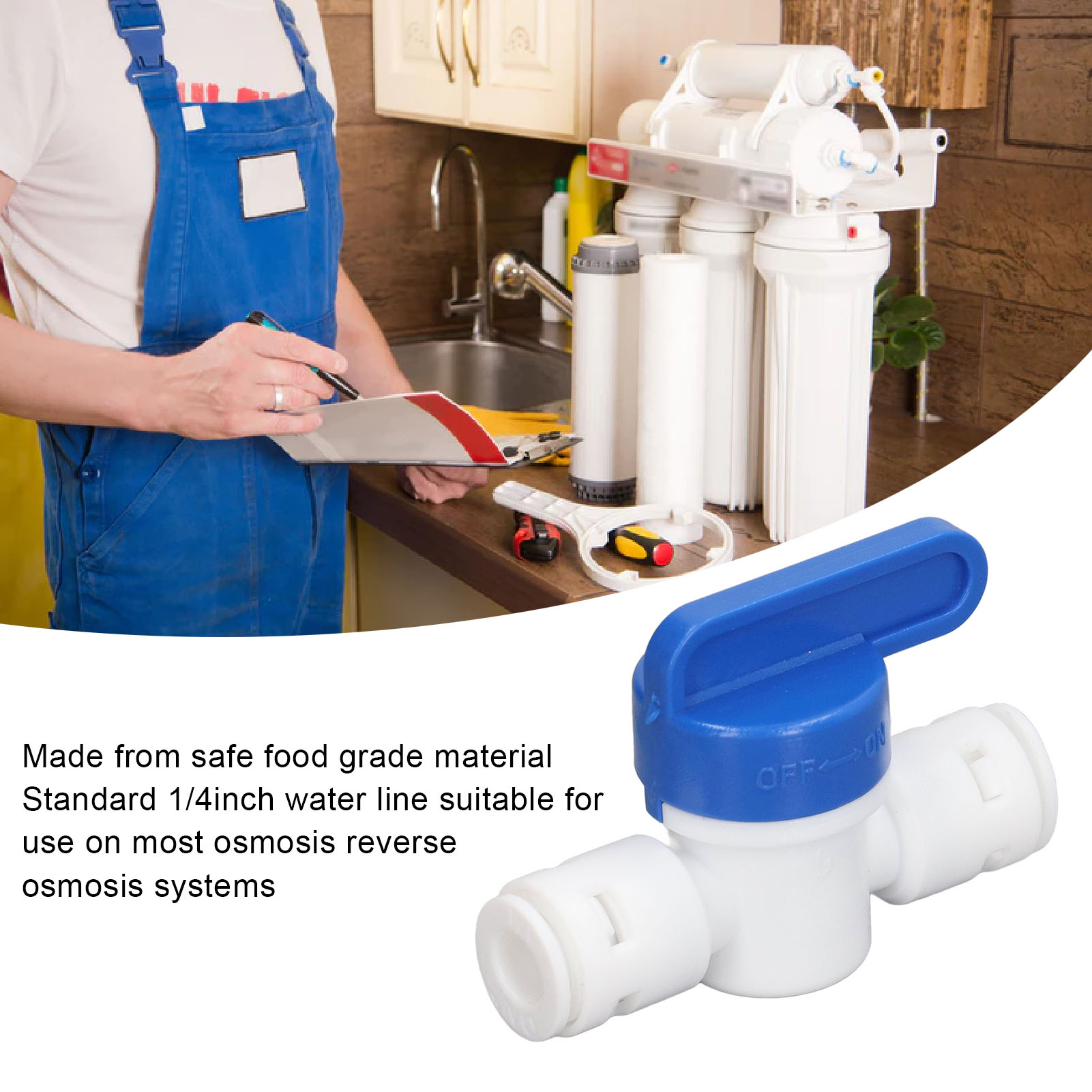 Water Purifier Ball Valve Long Lasting Manifold Type Easy Installation