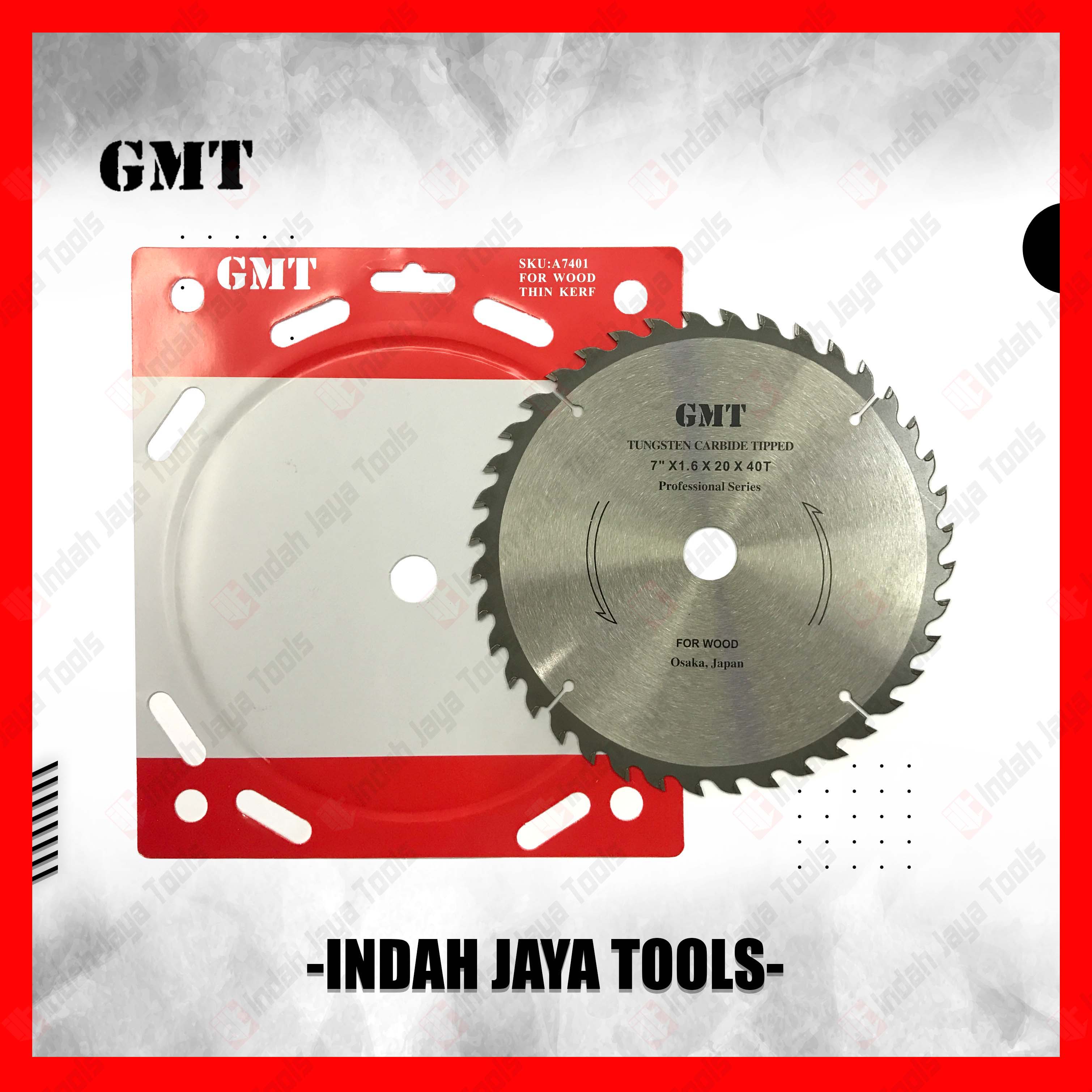 GMT Inch x 40T Mata Circle Circular Saw Gergaji Potong Kayu Mata