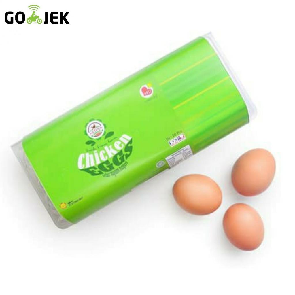 Telur Ayam Negeri Omega 3 Isi 10 Butir By Sajira Farm.