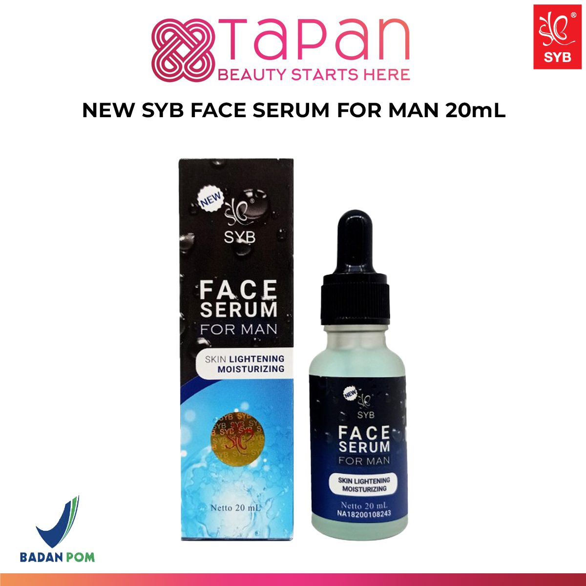 NEW SYB FACE SERUM FOR MAN 20mL Lazada Indonesia