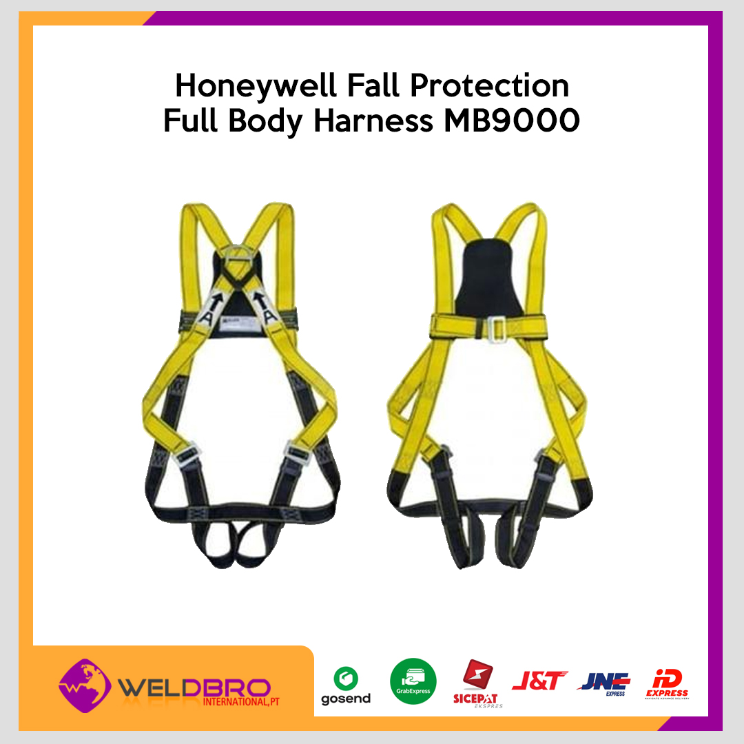 Full Body Harness Honeywell Fall Protection White Galvanis MB9000 Alat
