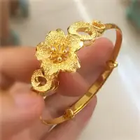 Untuk Mengirim Cincin Berlapis 24k Emas 999 Murni Warna Emas Fortun Leave Kran Indah Mutiara Bunga Mawar Vietnam Endapan Emas Gelang Lazada Indonesia