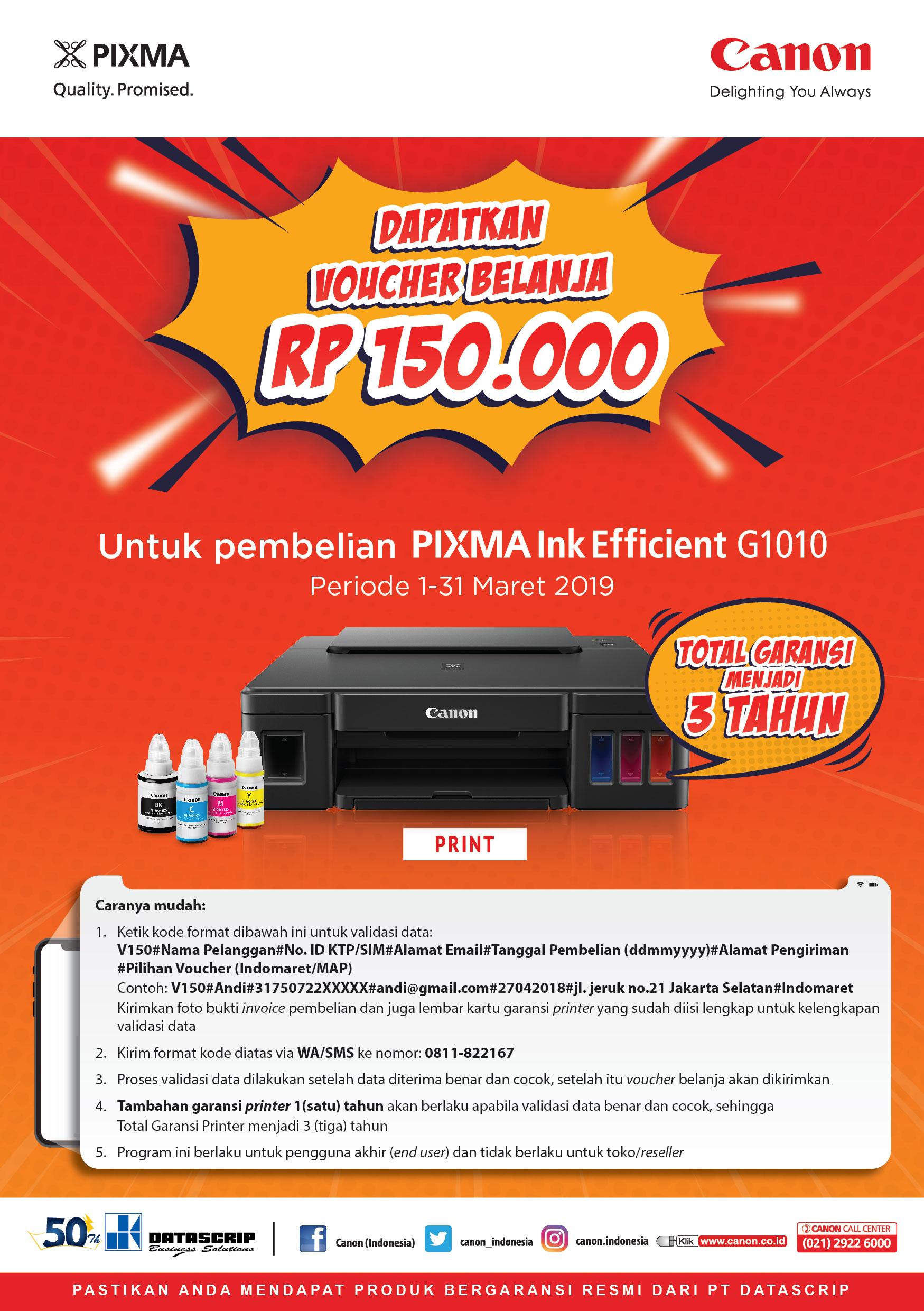 Canon PIXMA G1010 (Print) - Black