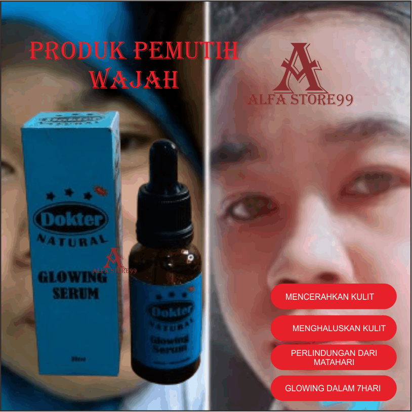 Serum Dr Biru | Dokter Natural Glowing Serum | Serum Dr Biru Asli ...