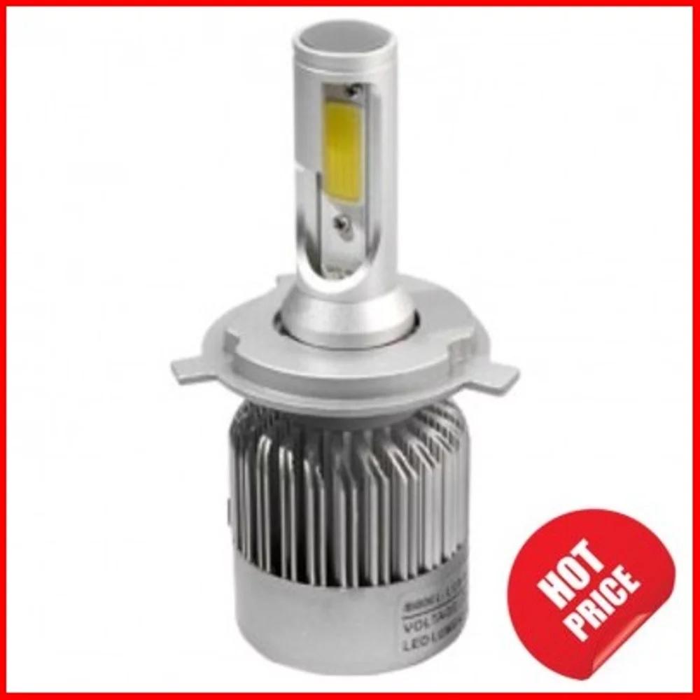 Lampu Mobil LED H4 2 COB 2PCS Warna Putih RG101143