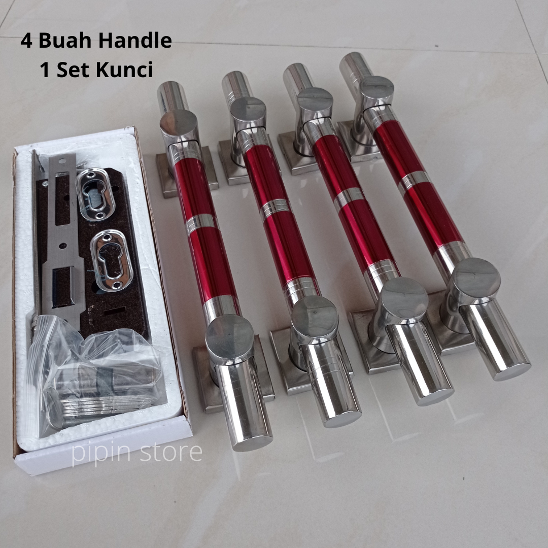 Set Buah Handle Tarikan Gagang Handle Pintu Rumah Minimalis Set Kunci Panjang Cm Cm