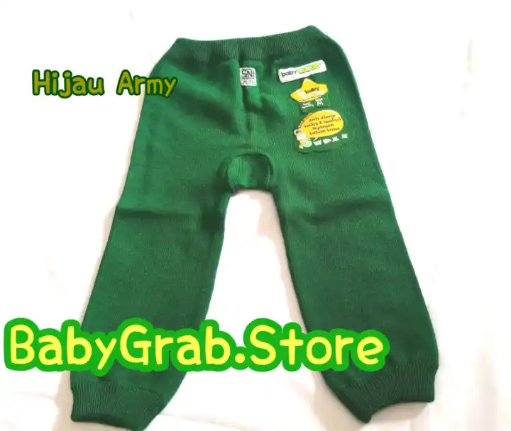 Celana Legging Bayi Newborn Original Baby Grab Hijau Army Lazada Indonesia