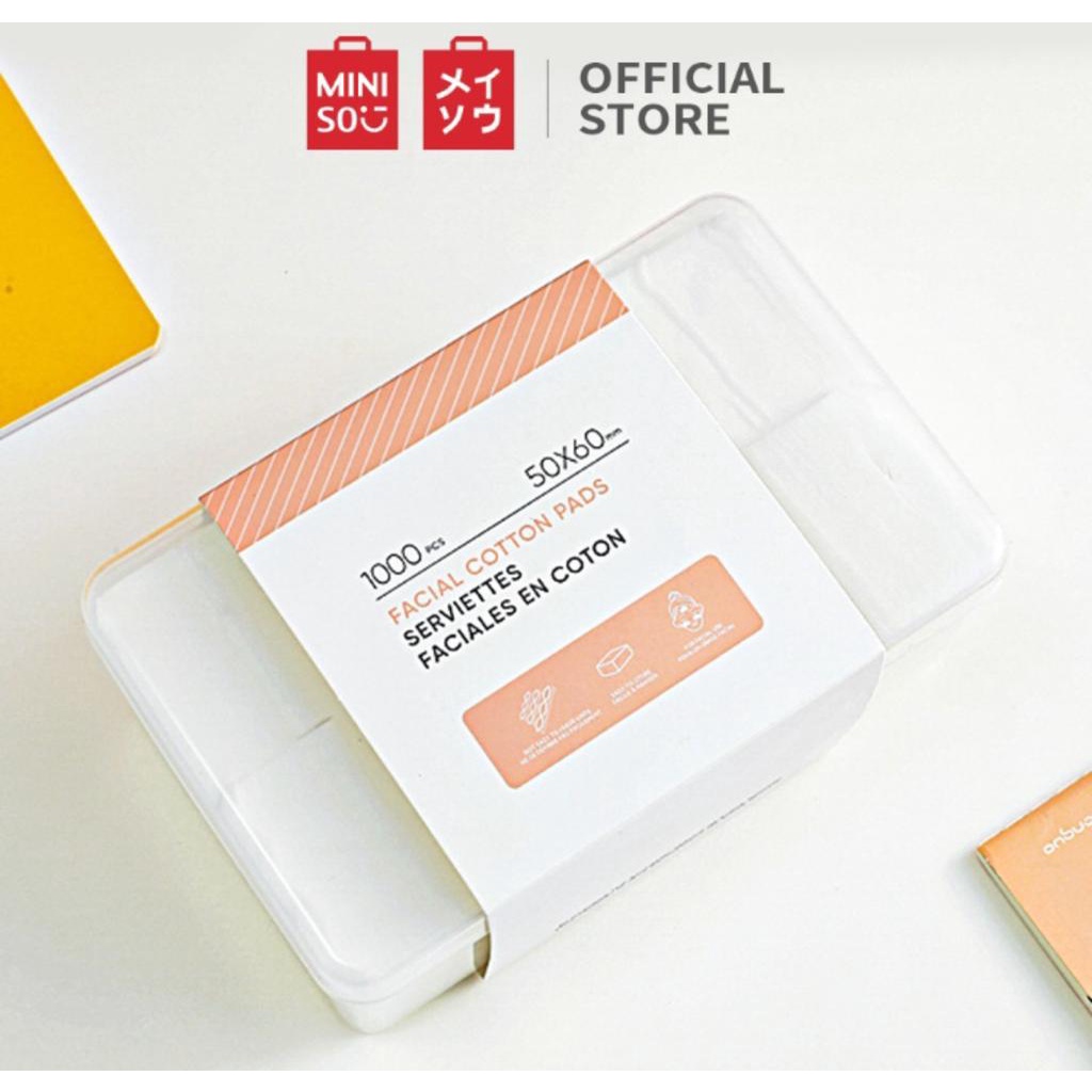 MINISO FACIAL COTTON PADS KAPAS WAJAH BOX MINISO 1000Pcs Lazada Indonesia