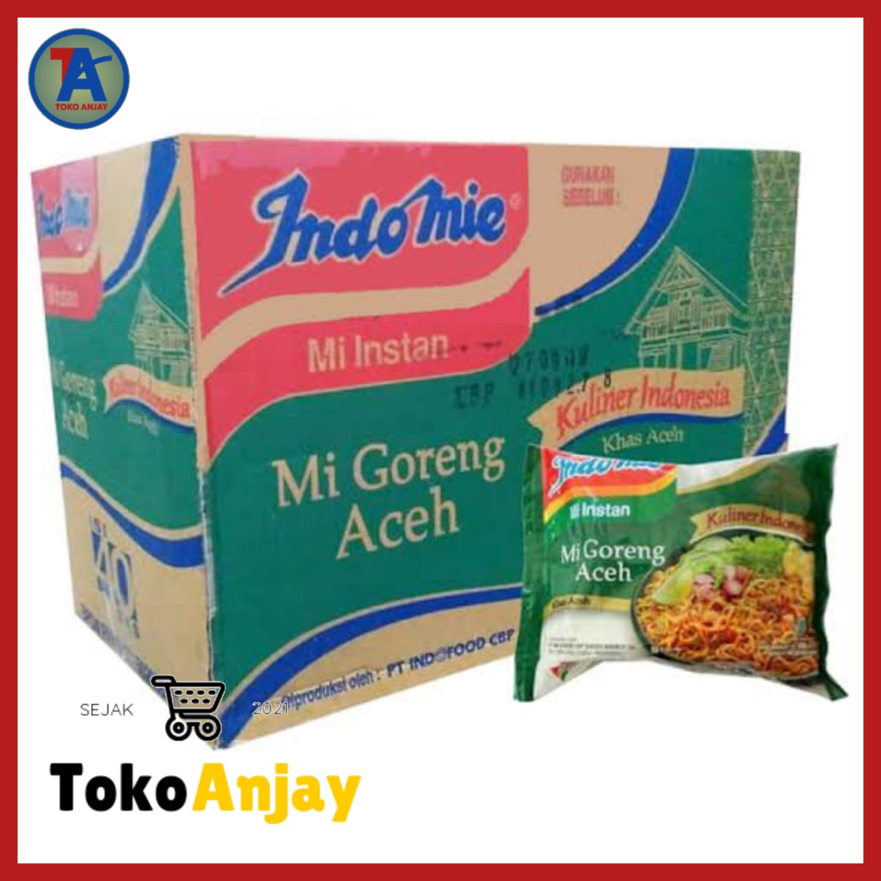 Mie Indomie Goreng Aceh 1 Dus (40 pcs) - Termurah - Terbaik Mie Indomie Goreng Aceh 1 Dus (40 pcs) - Termurah - Terbaik