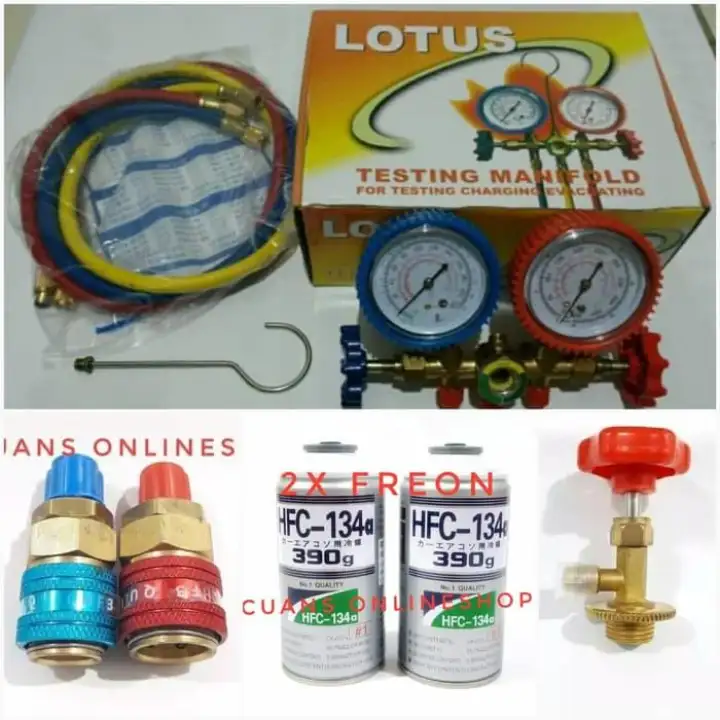 Paket Manifold Isi Freon Ac Mobil Dengan Coupler Drat Dalam L Dan H Kode 006 Lazada Indonesia Paket Manifold Isi Freon Ac Mobil Dengan Coupler Drat Dalam L Dan H Kode 006 Lazada Indonesia