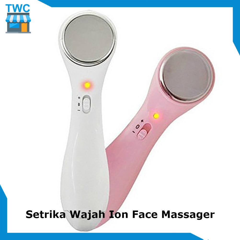 Setrika Wajah Microionic Ion Face Massager Pengencang Wajah Face
